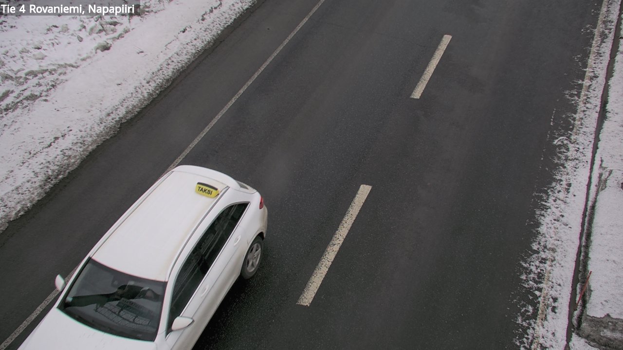 Weather Camera Image Road 4 Rovaniemi, Arctic circl, Rovaniemi, Lappi