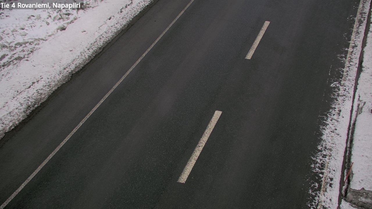 Weather Camera Image Road 4 Rovaniemi, Arctic circl, Rovaniemi, Lappi