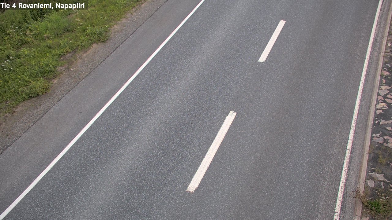 Weather Camera Image Road 4 Rovaniemi, Arctic circl, Rovaniemi, Lappi