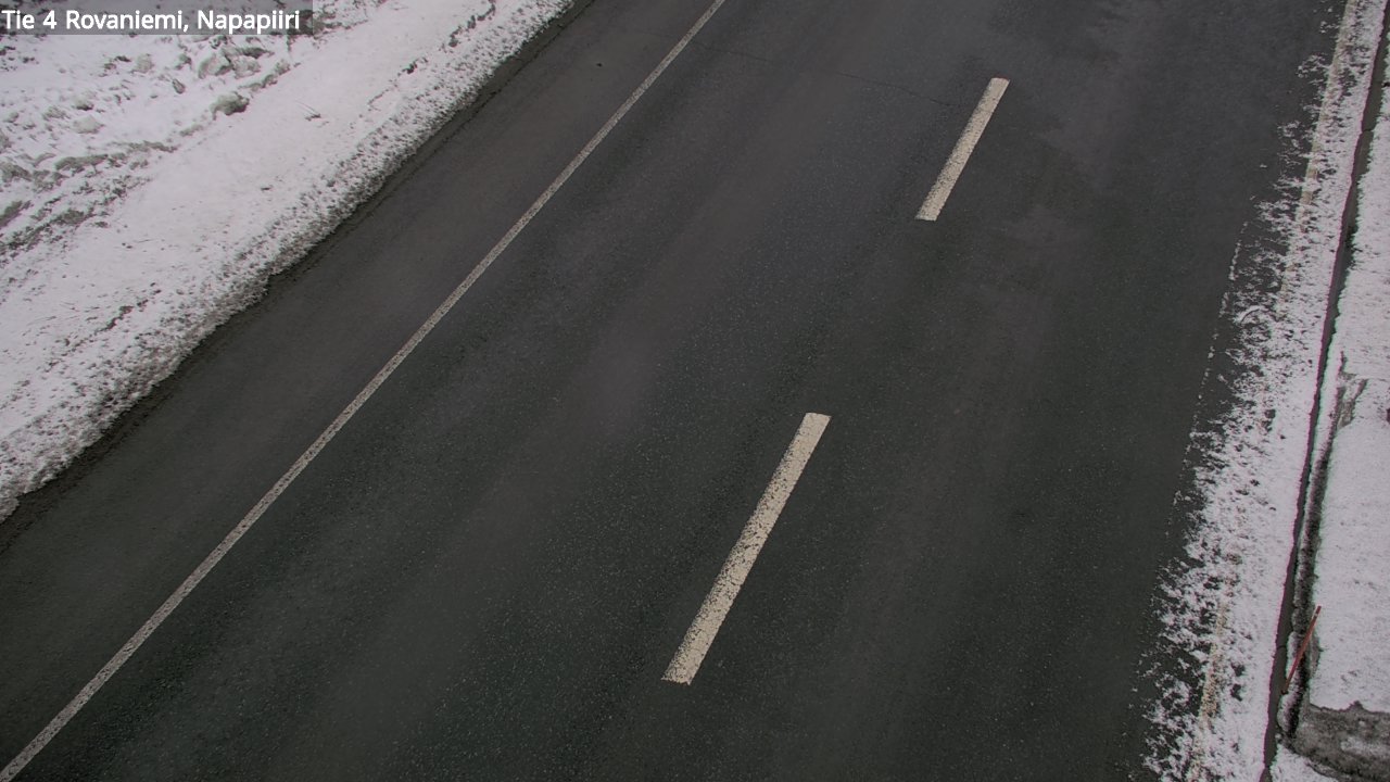 Weather Camera Image Road 4 Rovaniemi, Arctic circl, Rovaniemi, Lappi