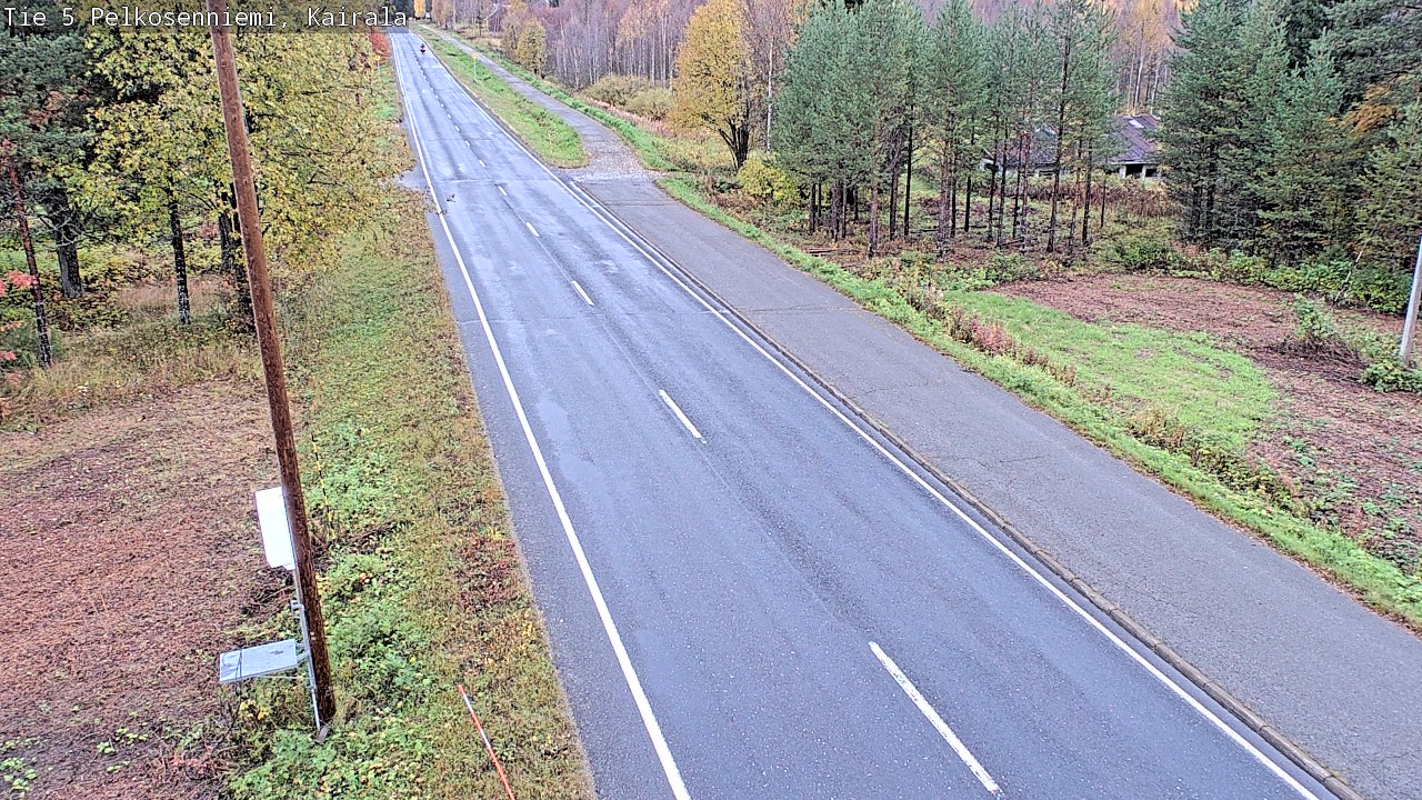 Weather Camera Image Road 5 Pelkosenniemi, Kairala, Pelkosenniemi, Lappi