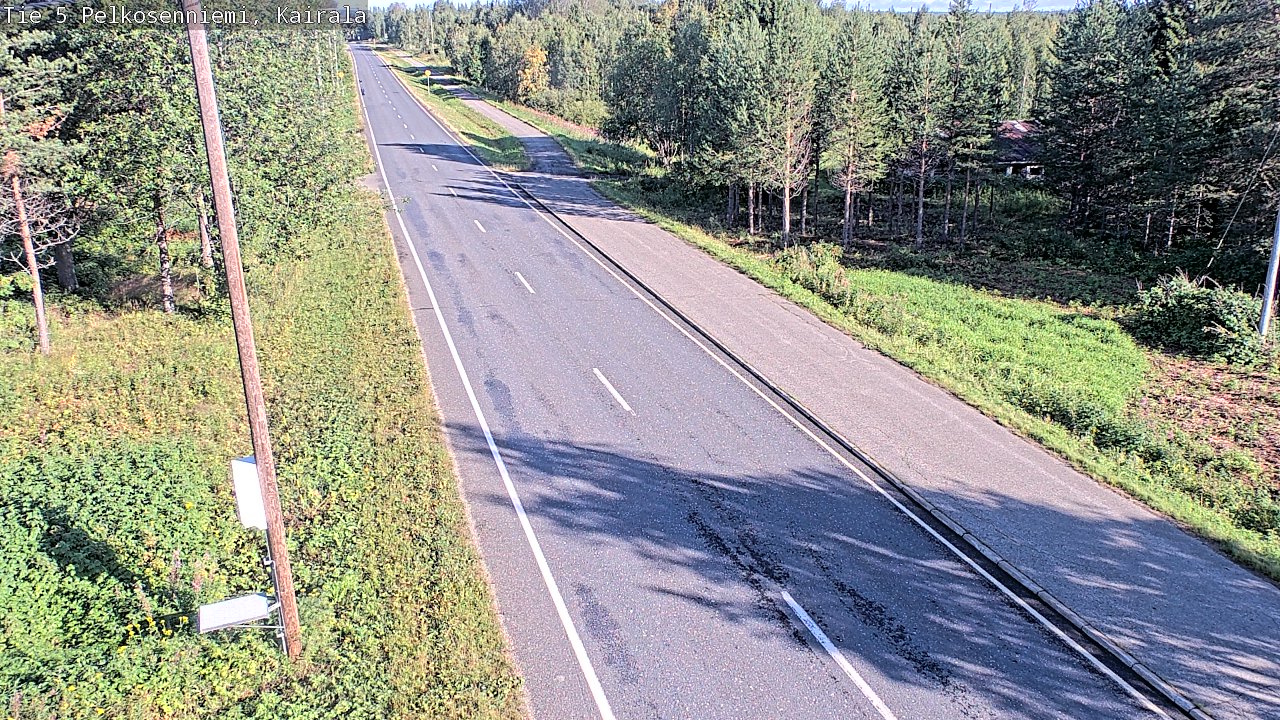 Weather Camera Image Road 5 Pelkosenniemi, Kairala, Pelkosenniemi, Lappi