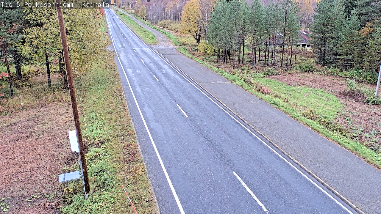 Weather Camera Image Road 5 Pelkosenniemi, Kairala, Pelkosenniemi, Lappi