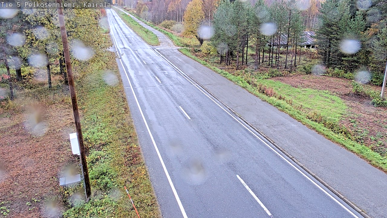 Weather Camera Image Road 5 Pelkosenniemi, Kairala, Pelkosenniemi, Lappi