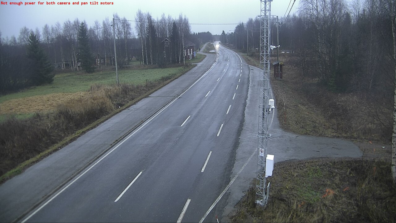 Weather Camera Image Väg 5 Pelkosenniemi, Kairala, Pelkosenniemi, Lappi