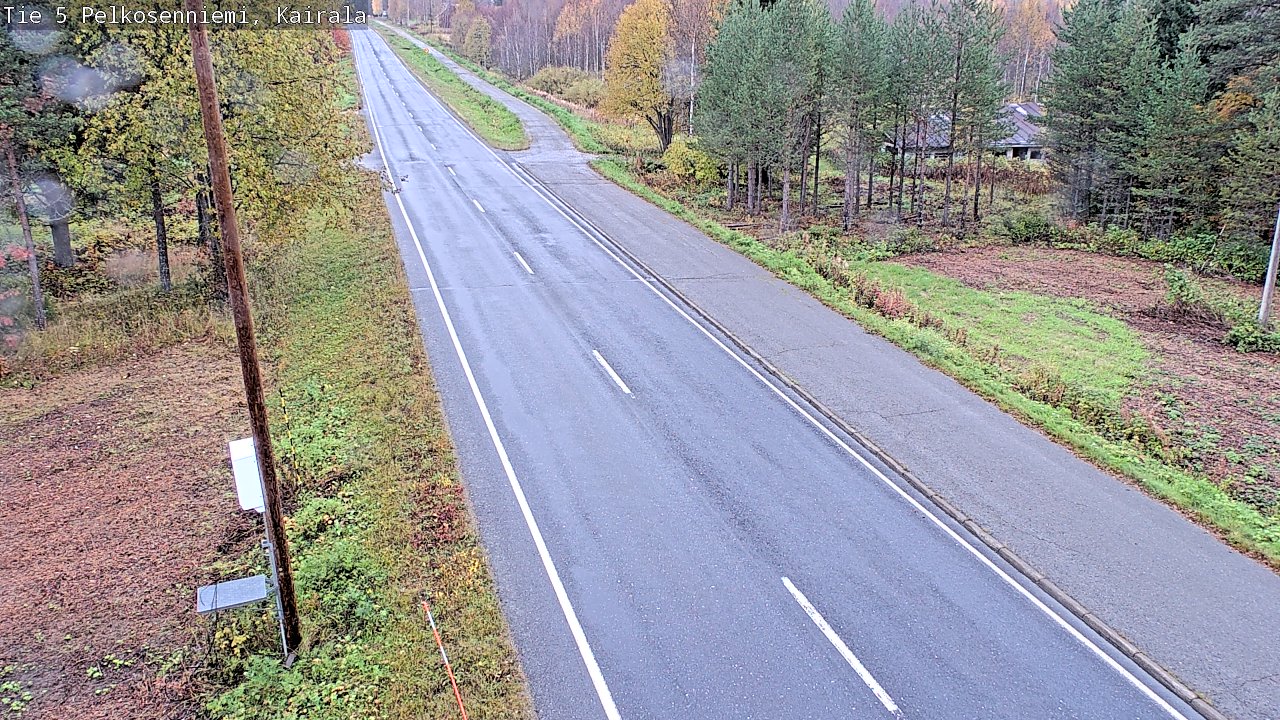 Weather Camera Image Road 5 Pelkosenniemi, Kairala, Pelkosenniemi, Lappi