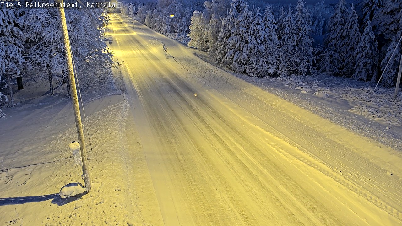 Kelikamerat Kuva Tie 5 Pelkosenniemi, Kairala, Pelkosenniemi, Lappi