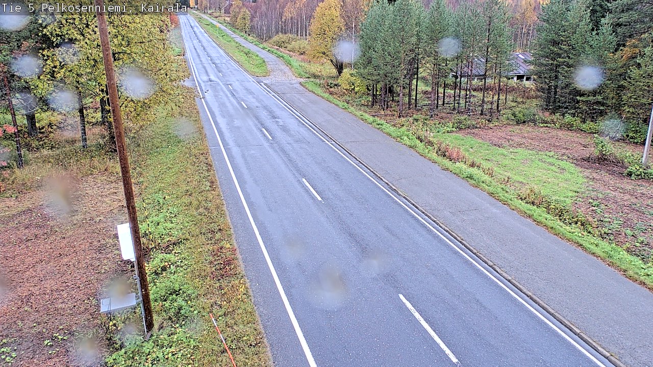 Weather Camera Image Road 5 Pelkosenniemi, Kairala, Pelkosenniemi, Lappi