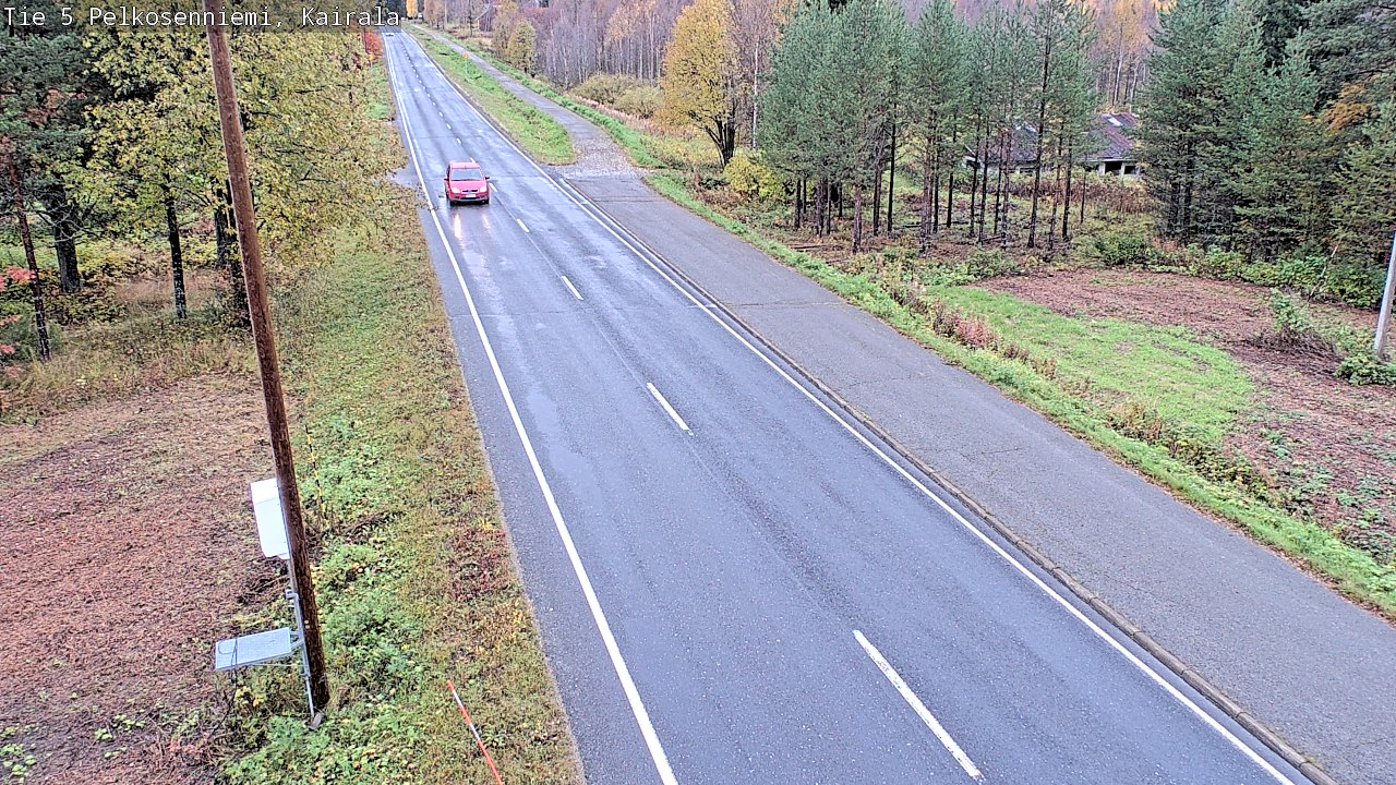 Weather Camera Image Road 5 Pelkosenniemi, Kairala, Pelkosenniemi, Lappi