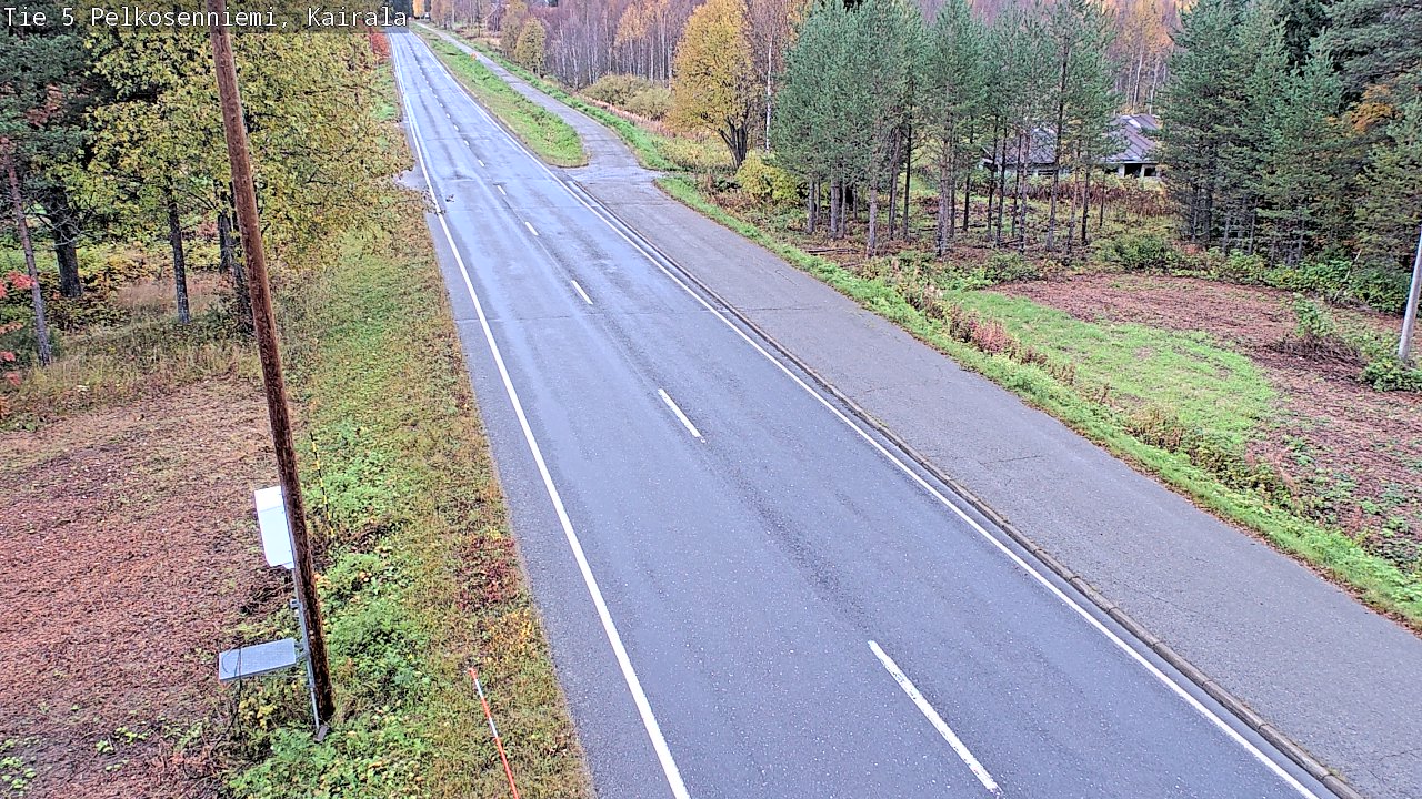 Weather Camera Image Road 5 Pelkosenniemi, Kairala, Pelkosenniemi, Lappi