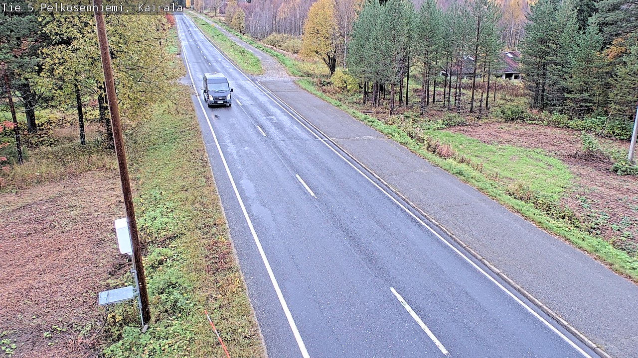Weather Camera Image Road 5 Pelkosenniemi, Kairala, Pelkosenniemi, Lappi