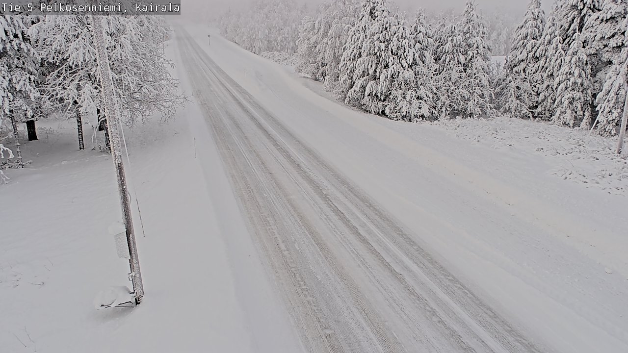 Kelikamerat Kuva Tie 5 Pelkosenniemi, Kairala, Pelkosenniemi, Lappi