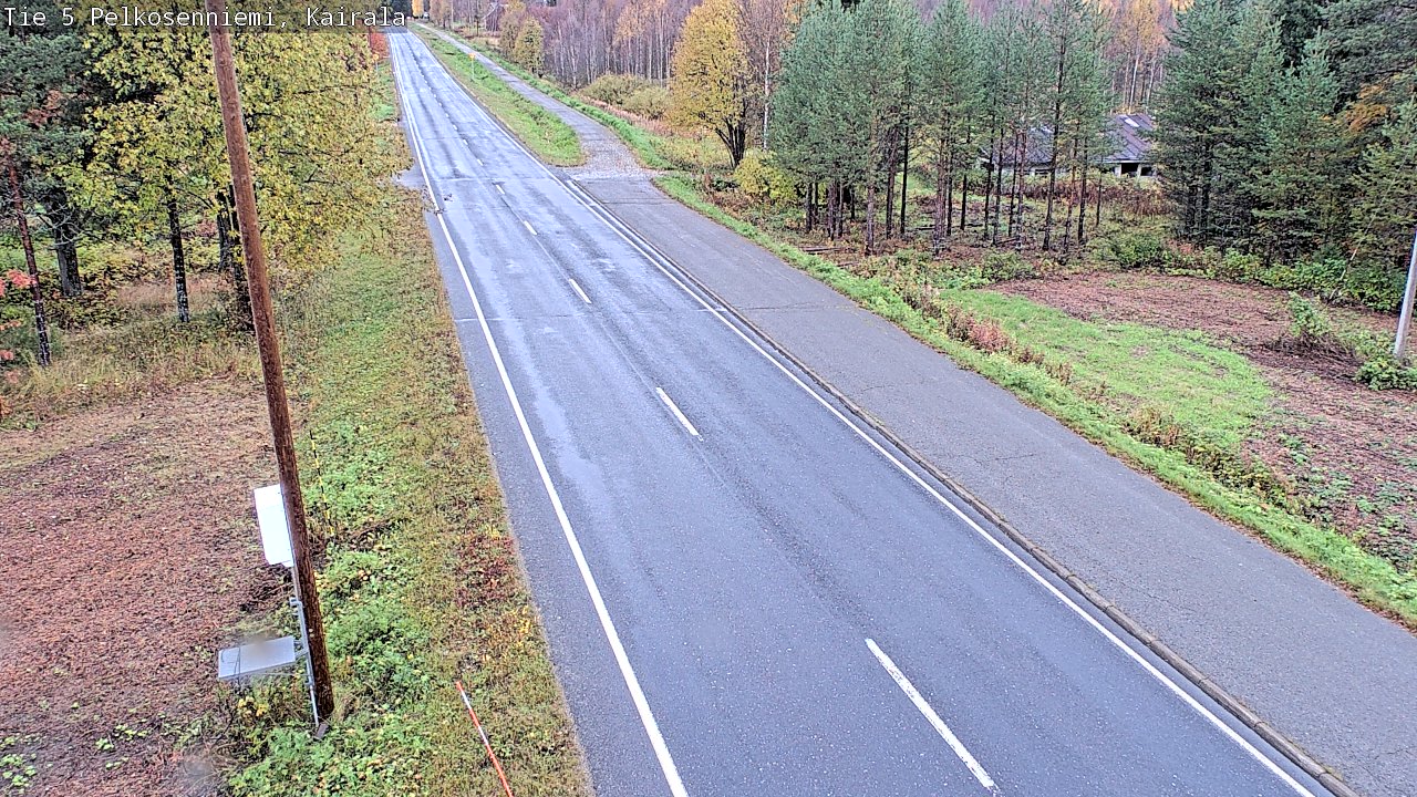 Weather Camera Image Road 5 Pelkosenniemi, Kairala, Pelkosenniemi, Lappi