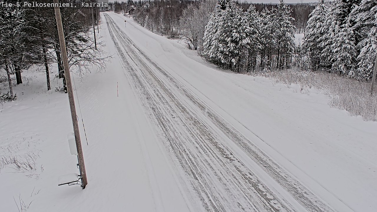 Kelikamerat Kuva Tie 5 Pelkosenniemi, Kairala, Pelkosenniemi, Lappi