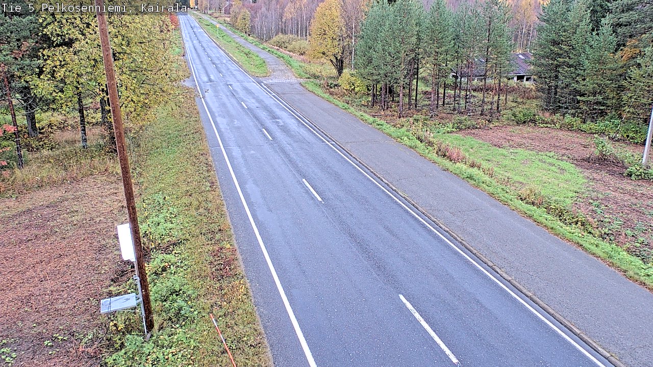 Weather Camera Image Road 5 Pelkosenniemi, Kairala, Pelkosenniemi, Lappi