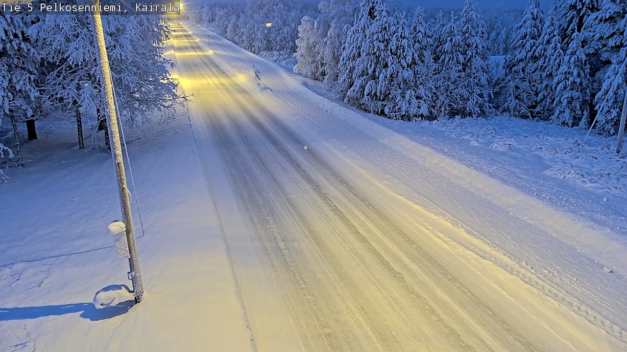 Kelikamerat Kuva Tie 5 Pelkosenniemi, Kairala, Pelkosenniemi, Lappi