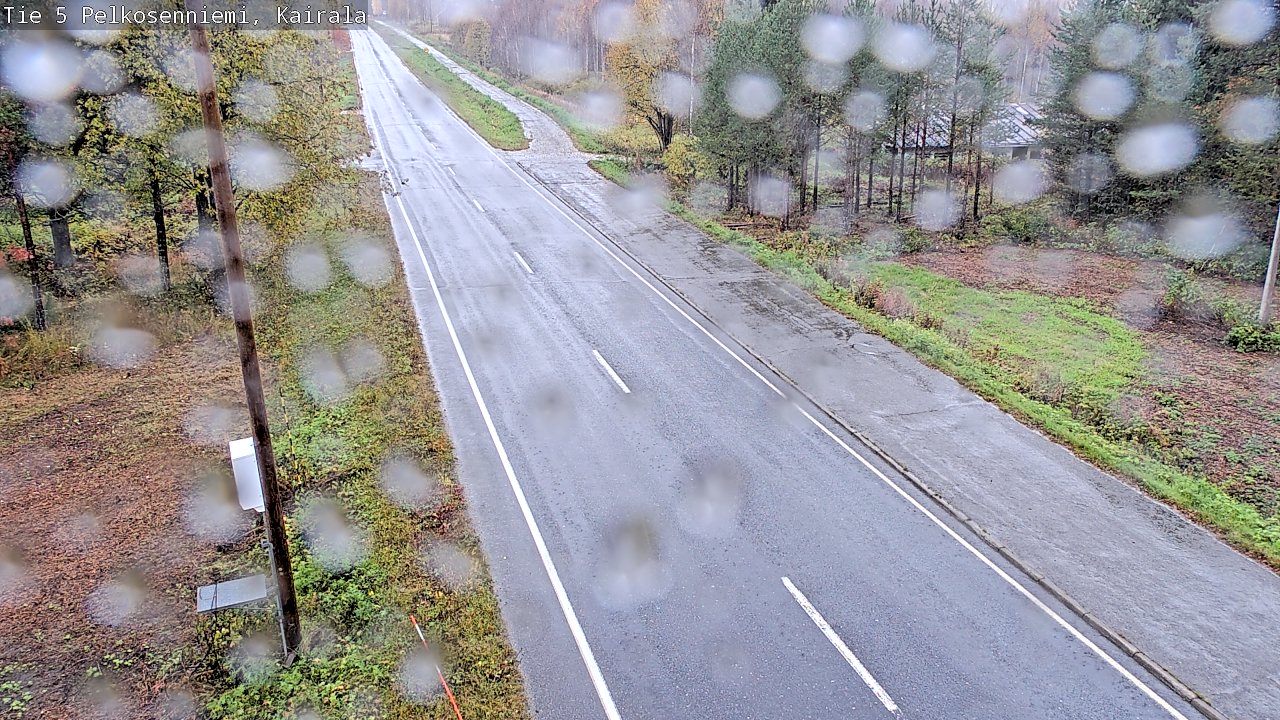 Weather Camera Image Road 5 Pelkosenniemi, Kairala, Pelkosenniemi, Lappi