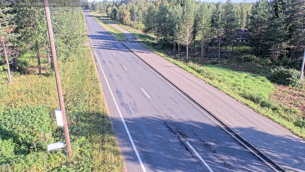 Weather Camera Image Road 5 Pelkosenniemi, Kairala, Pelkosenniemi, Lappi