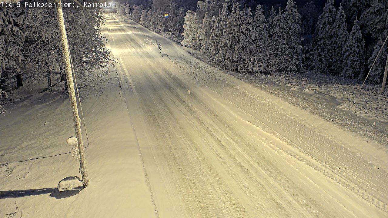 Kelikamerat Kuva Tie 5 Pelkosenniemi, Kairala, Pelkosenniemi, Lappi