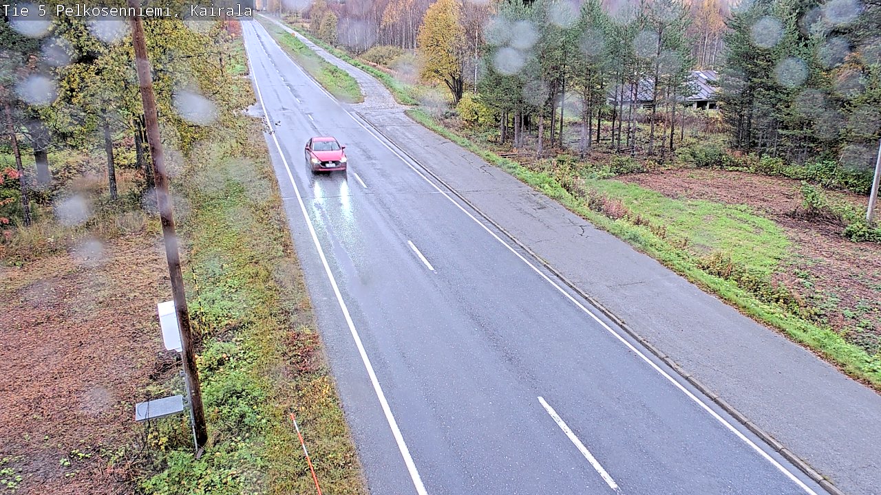 Weather Camera Image Road 5 Pelkosenniemi, Kairala, Pelkosenniemi, Lappi