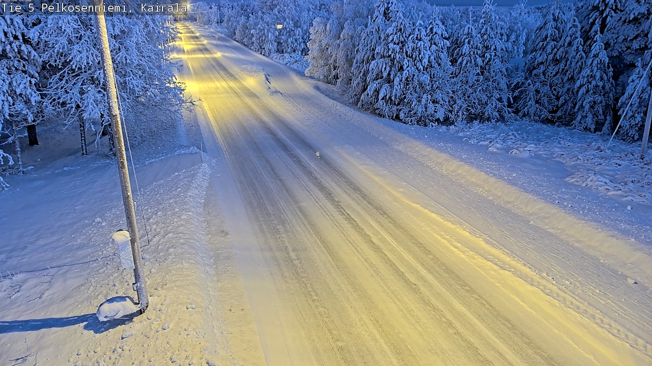 Kelikamerat Kuva Tie 5 Pelkosenniemi, Kairala, Pelkosenniemi, Lappi