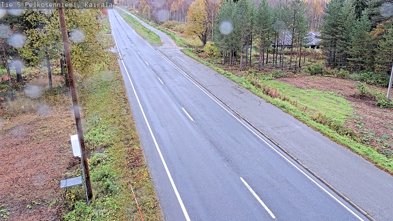Weather Camera Image Road 5 Pelkosenniemi, Kairala, Pelkosenniemi, Lappi