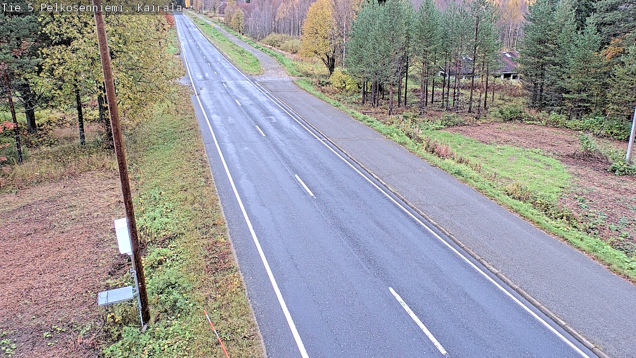 Weather Camera Image Road 5 Pelkosenniemi, Kairala, Pelkosenniemi, Lappi
