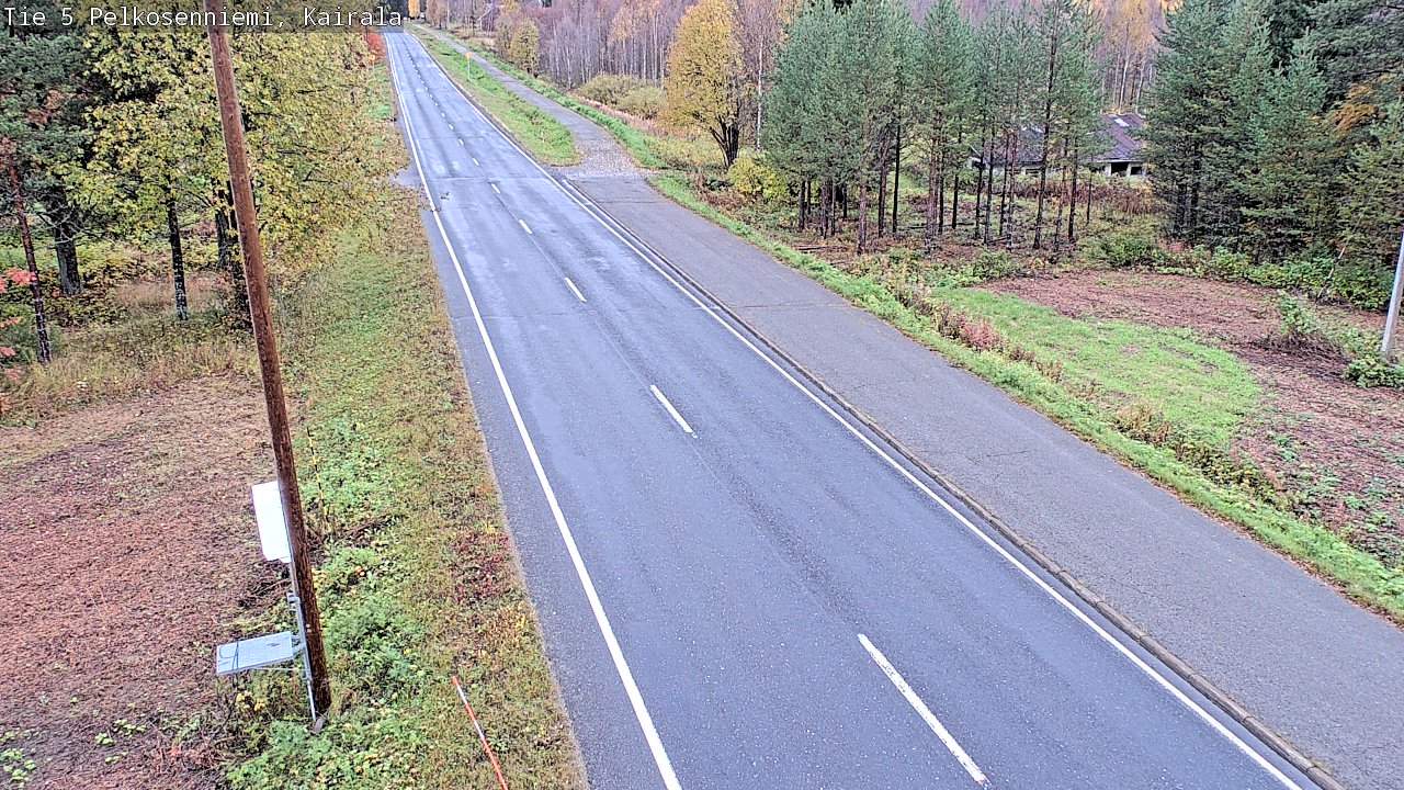 Weather Camera Image Road 5 Pelkosenniemi, Kairala, Pelkosenniemi, Lappi