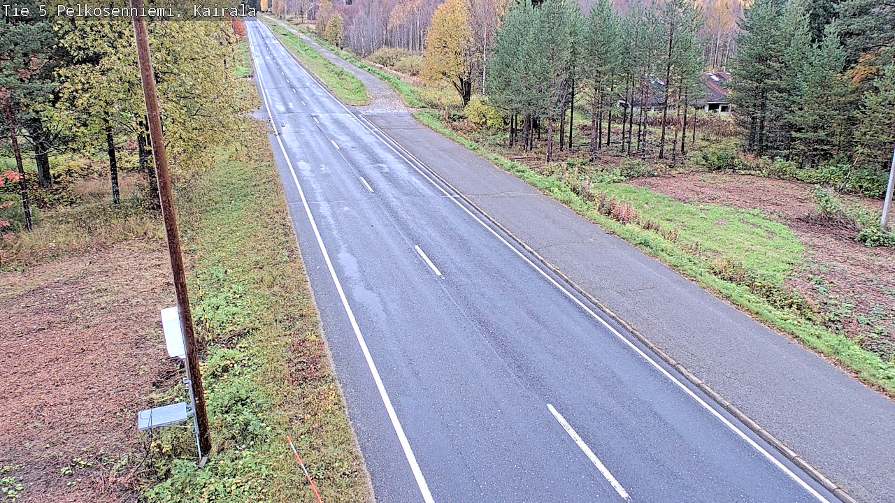 Weather Camera Image Road 5 Pelkosenniemi, Kairala, Pelkosenniemi, Lappi