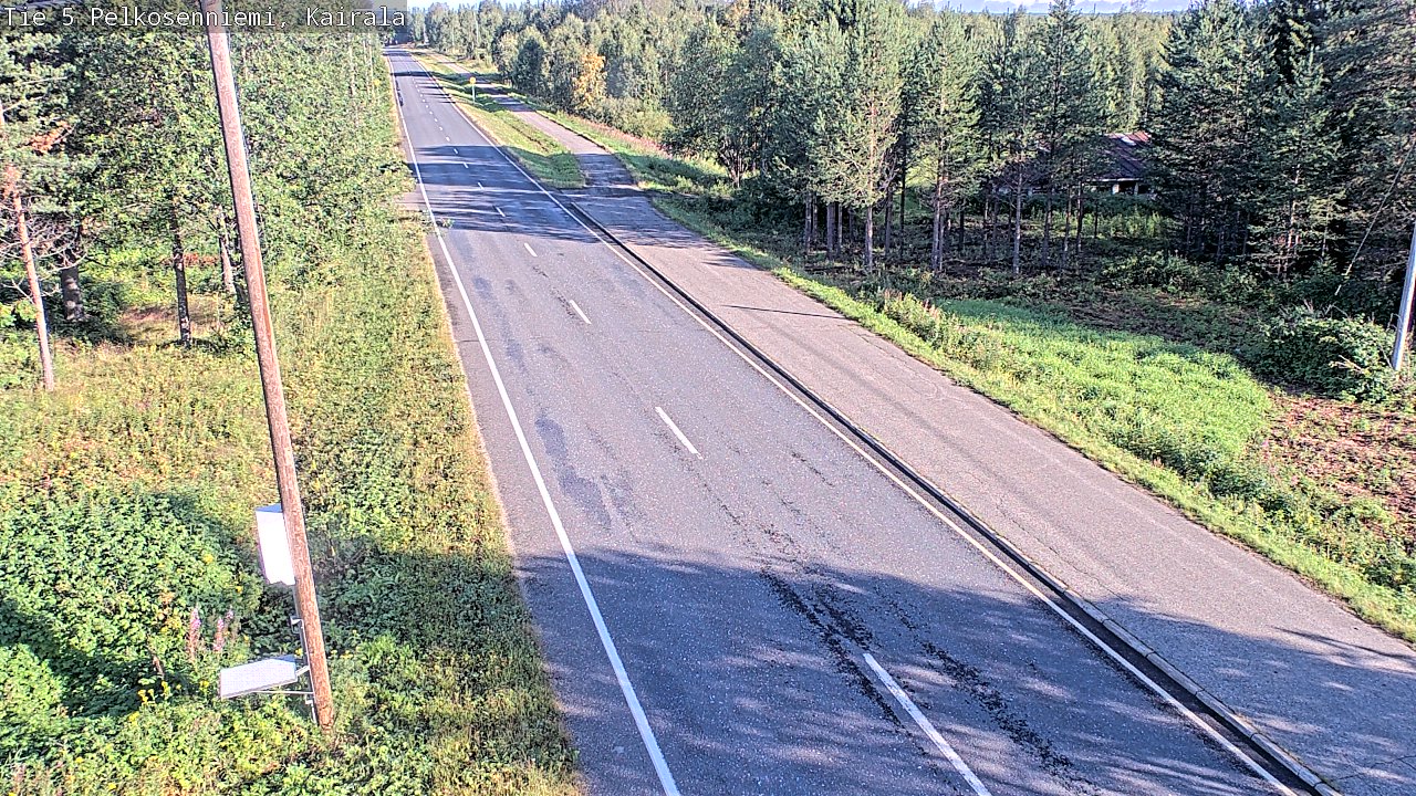 Weather Camera Image Road 5 Pelkosenniemi, Kairala, Pelkosenniemi, Lappi