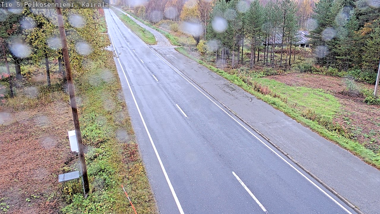 Weather Camera Image Road 5 Pelkosenniemi, Kairala, Pelkosenniemi, Lappi