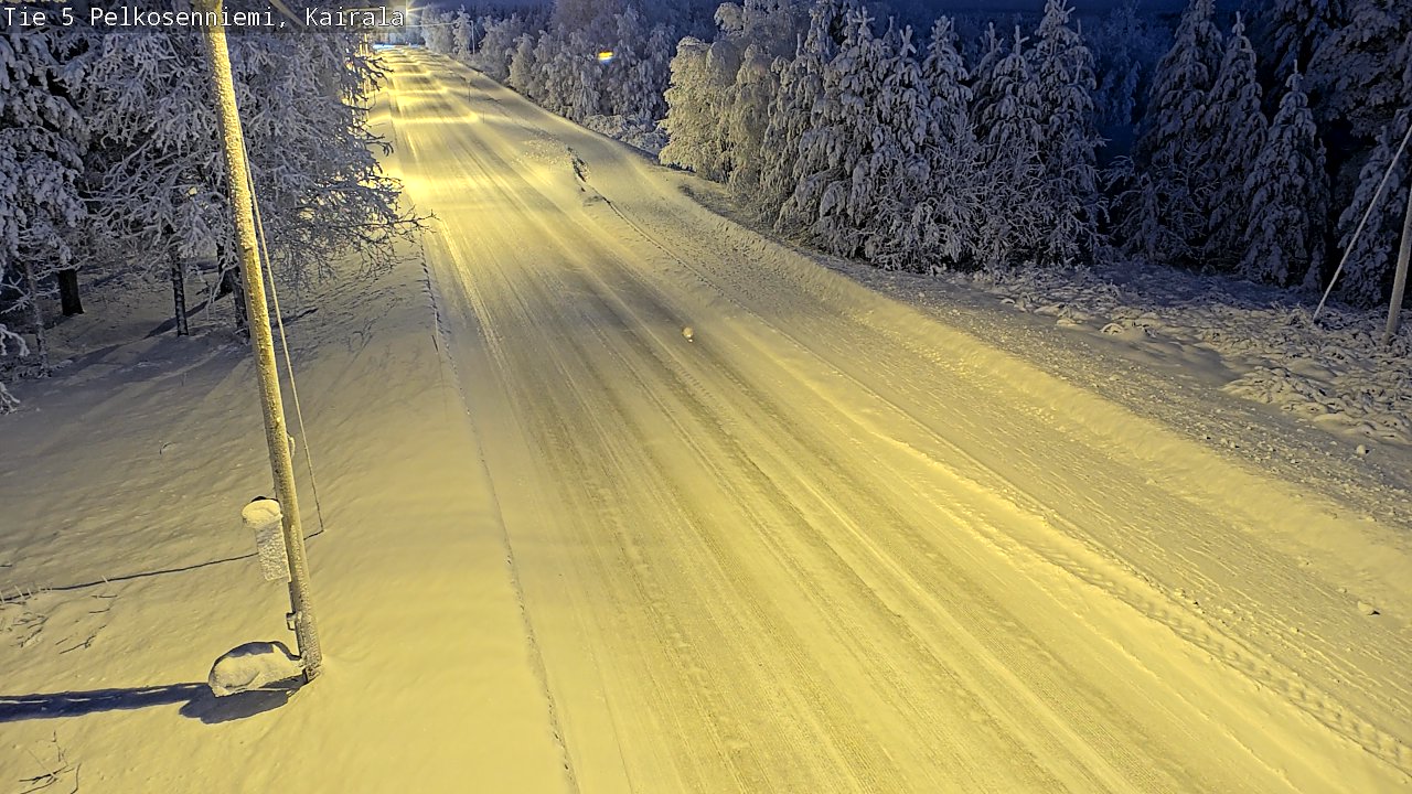 Kelikamerat Kuva Tie 5 Pelkosenniemi, Kairala, Pelkosenniemi, Lappi