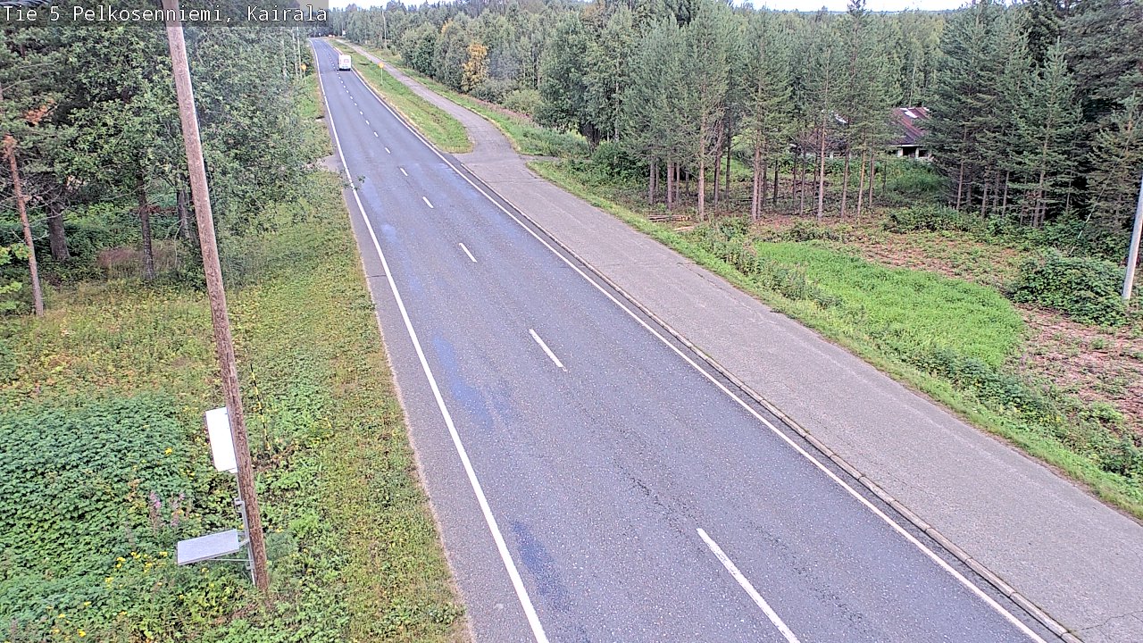 Weather Camera Image Road 5 Pelkosenniemi, Kairala, Pelkosenniemi, Lappi