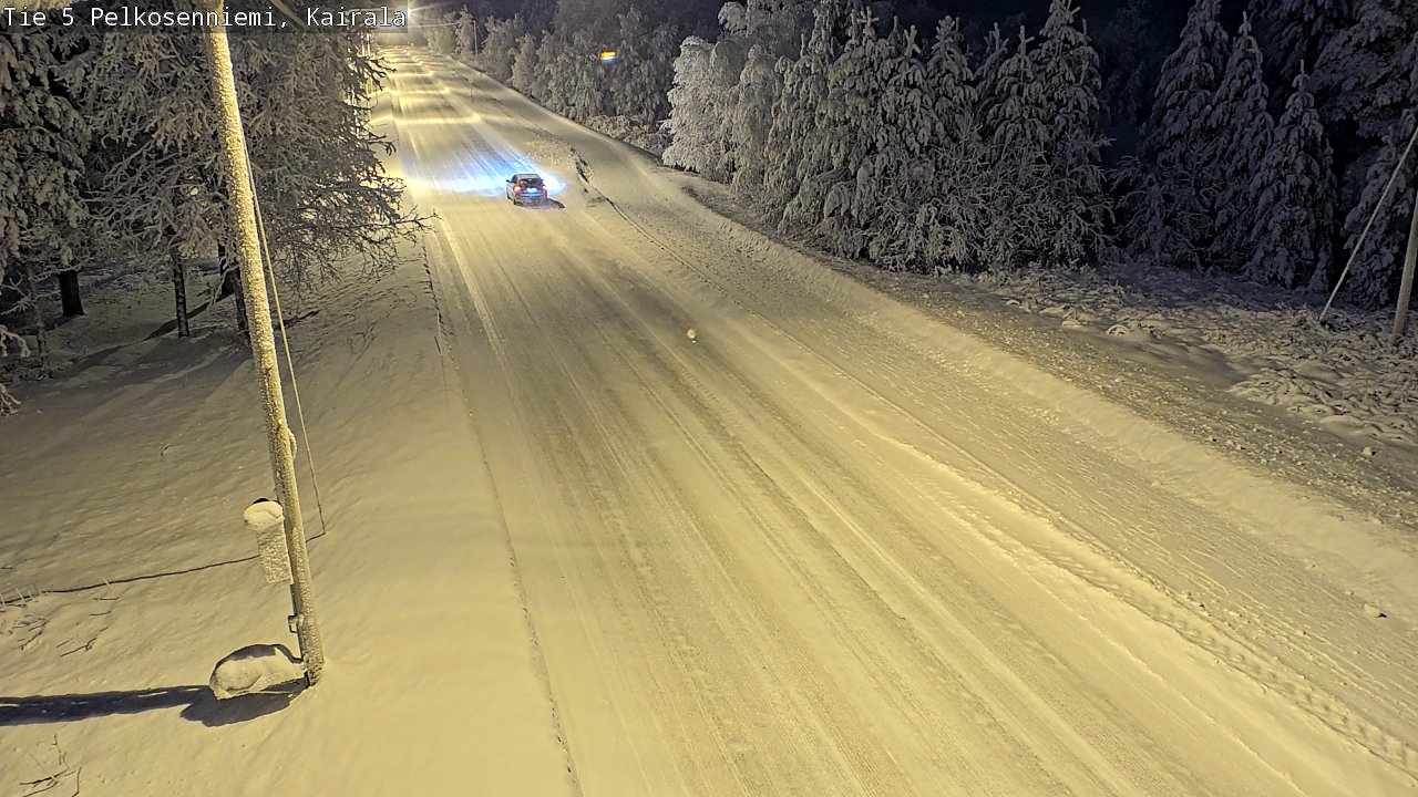 Kelikamerat Kuva Tie 5 Pelkosenniemi, Kairala, Pelkosenniemi, Lappi