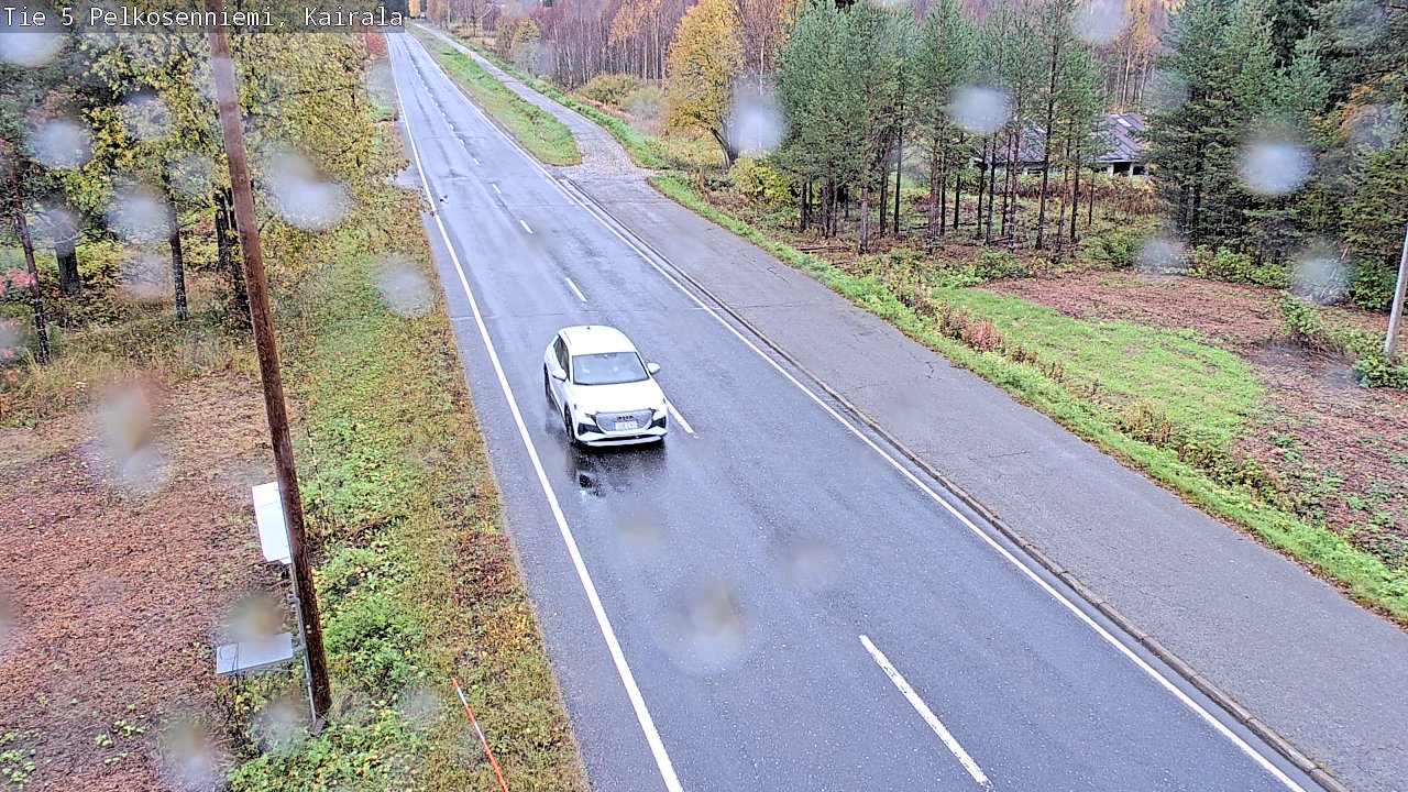 Weather Camera Image Road 5 Pelkosenniemi, Kairala, Pelkosenniemi, Lappi