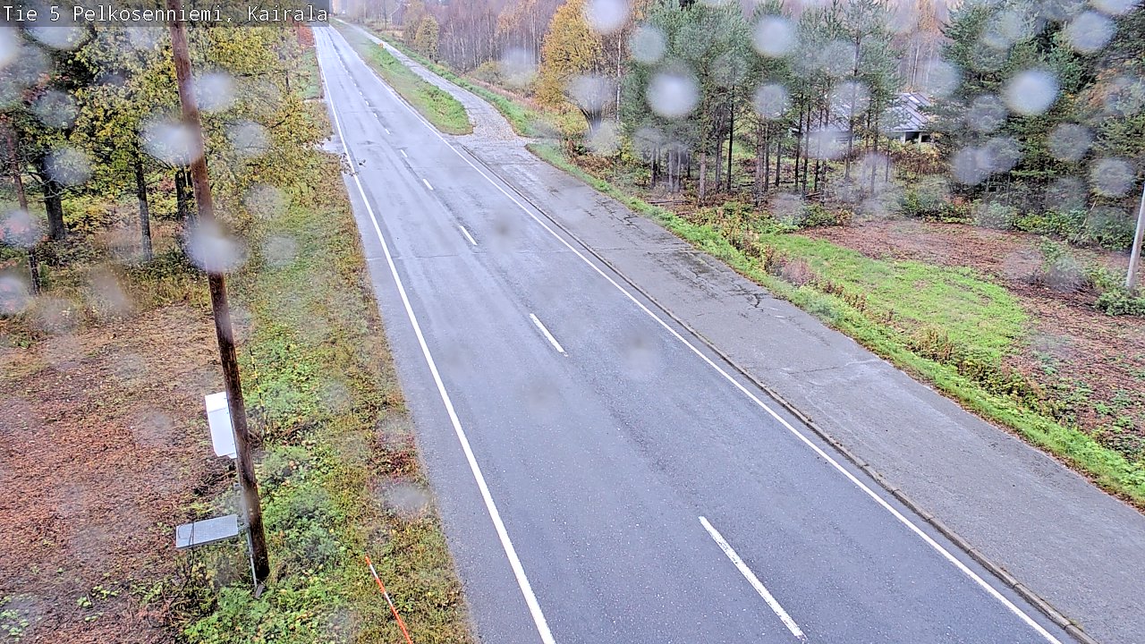 Weather Camera Image Road 5 Pelkosenniemi, Kairala, Pelkosenniemi, Lappi