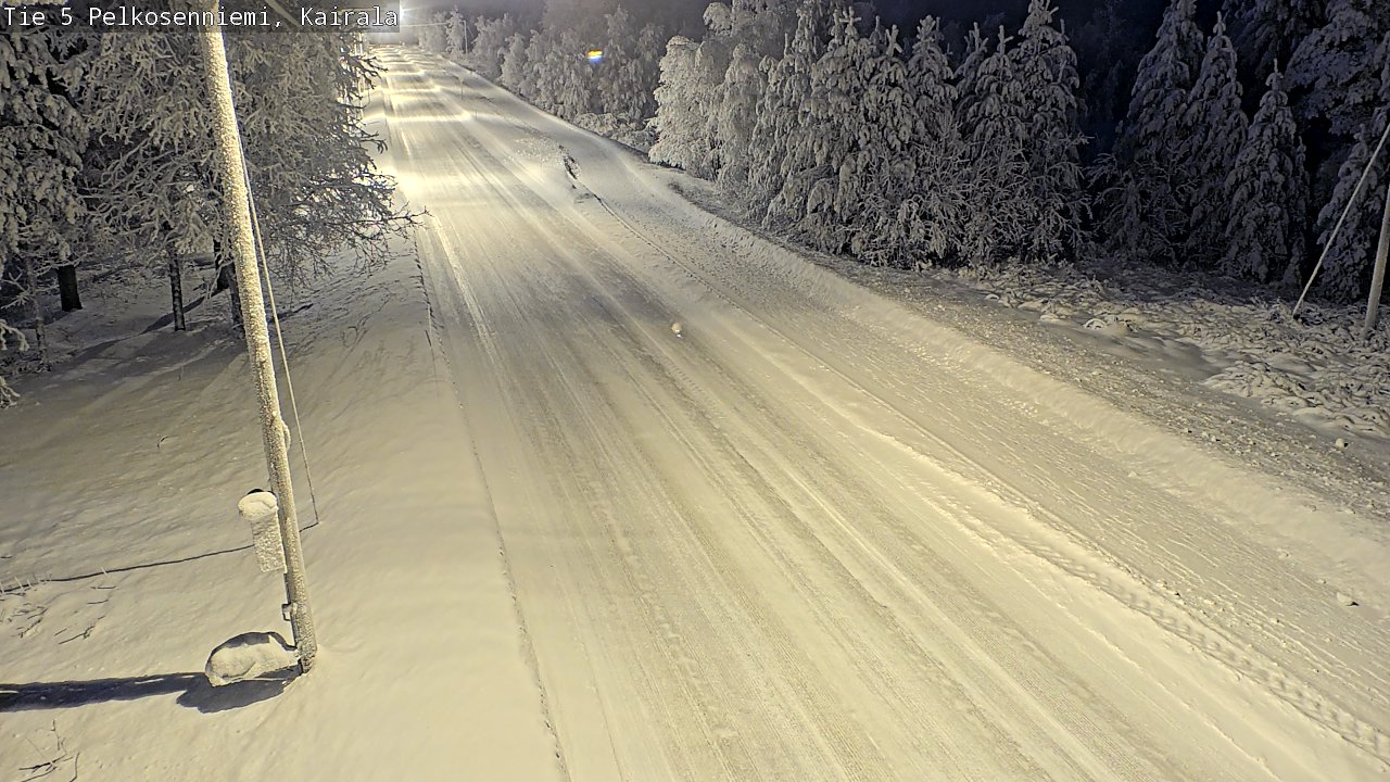 Kelikamerat Kuva Tie 5 Pelkosenniemi, Kairala, Pelkosenniemi, Lappi