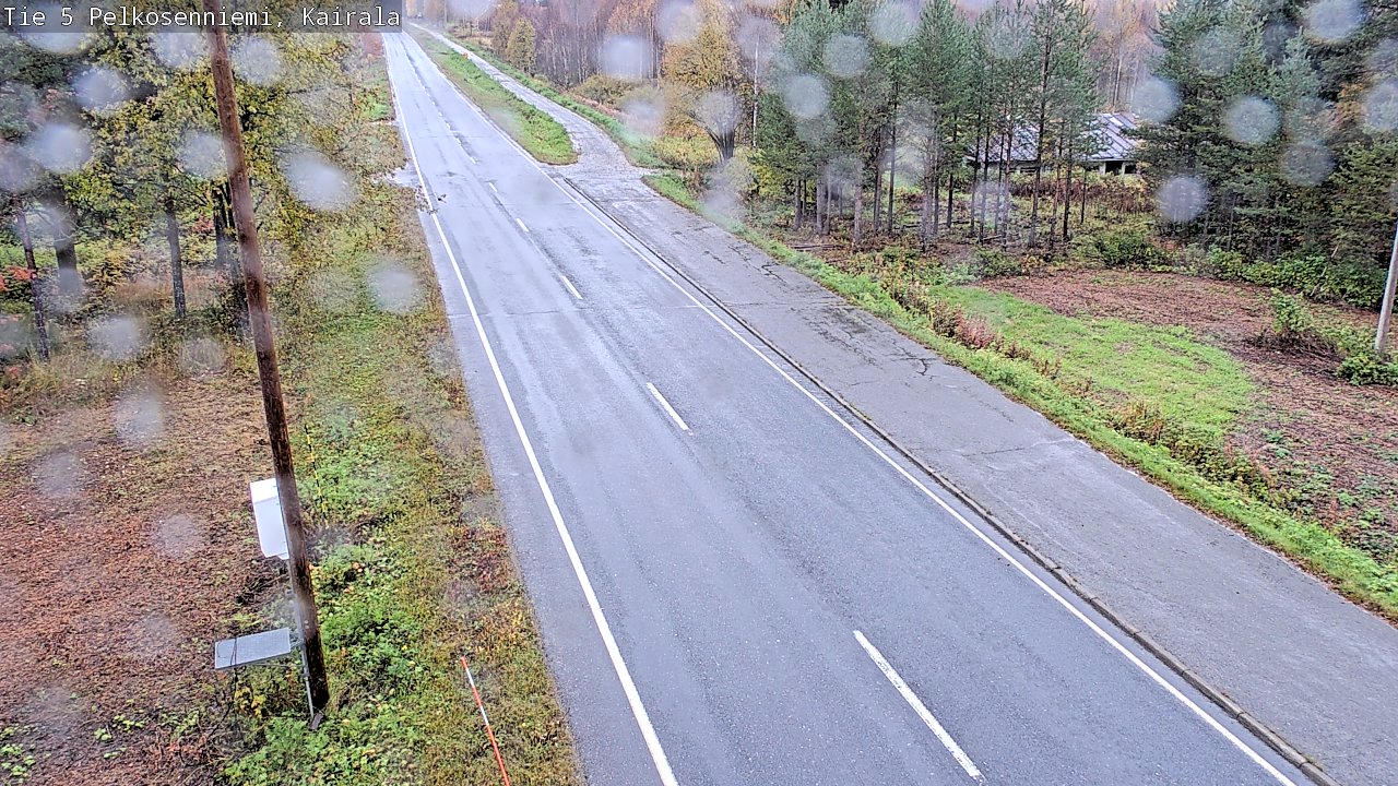 Weather Camera Image Road 5 Pelkosenniemi, Kairala, Pelkosenniemi, Lappi