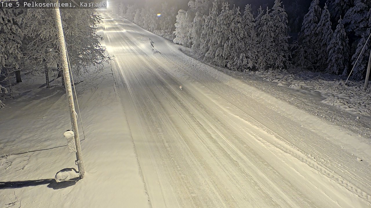 Kelikamerat Kuva Tie 5 Pelkosenniemi, Kairala, Pelkosenniemi, Lappi