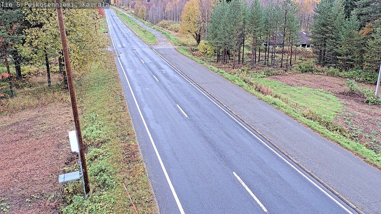 Weather Camera Image Road 5 Pelkosenniemi, Kairala, Pelkosenniemi, Lappi