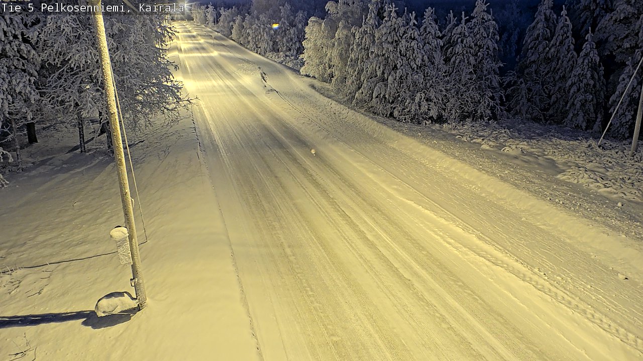 Kelikamerat Kuva Tie 5 Pelkosenniemi, Kairala, Pelkosenniemi, Lappi