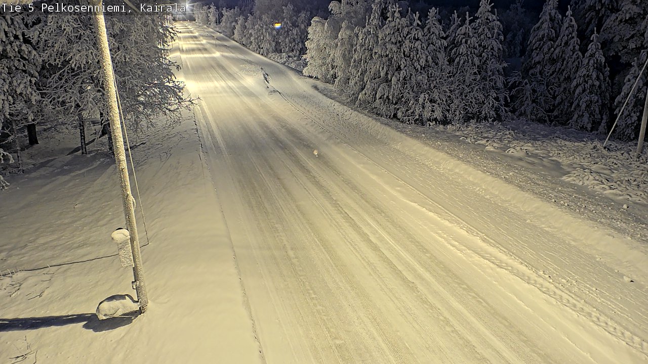 Kelikamerat Kuva Tie 5 Pelkosenniemi, Kairala, Pelkosenniemi, Lappi