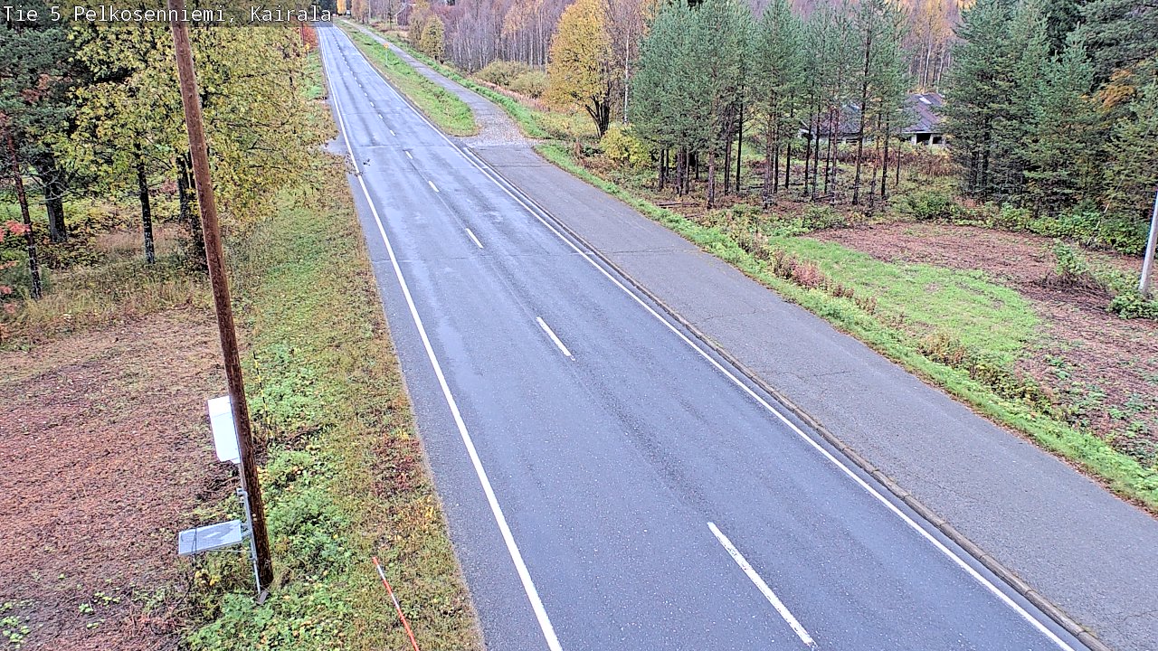 Weather Camera Image Road 5 Pelkosenniemi, Kairala, Pelkosenniemi, Lappi