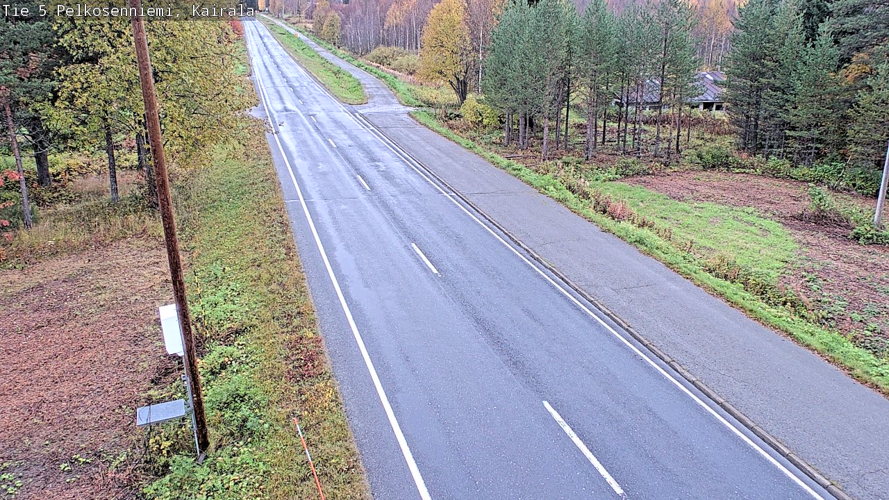 Weather Camera Image Road 5 Pelkosenniemi, Kairala, Pelkosenniemi, Lappi