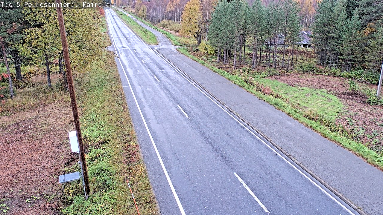 Weather Camera Image Road 5 Pelkosenniemi, Kairala, Pelkosenniemi, Lappi
