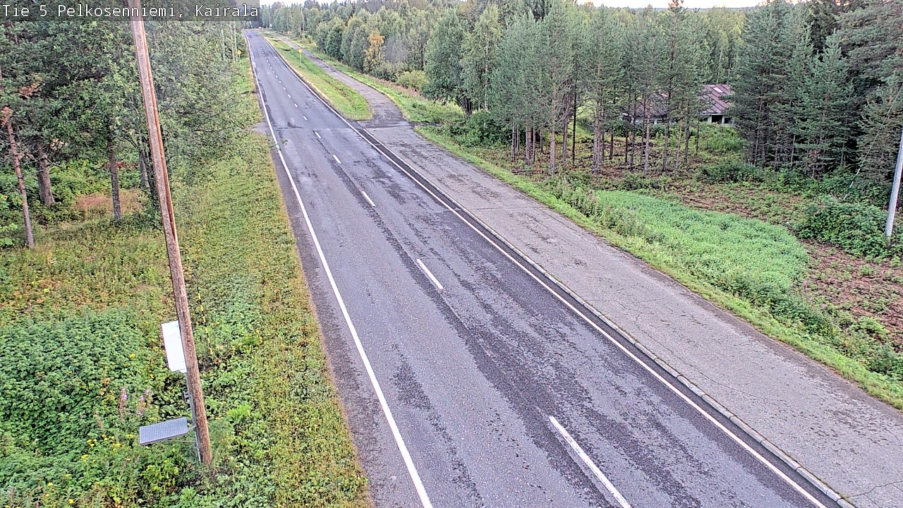 Weather Camera Image Road 5 Pelkosenniemi, Kairala, Pelkosenniemi, Lappi