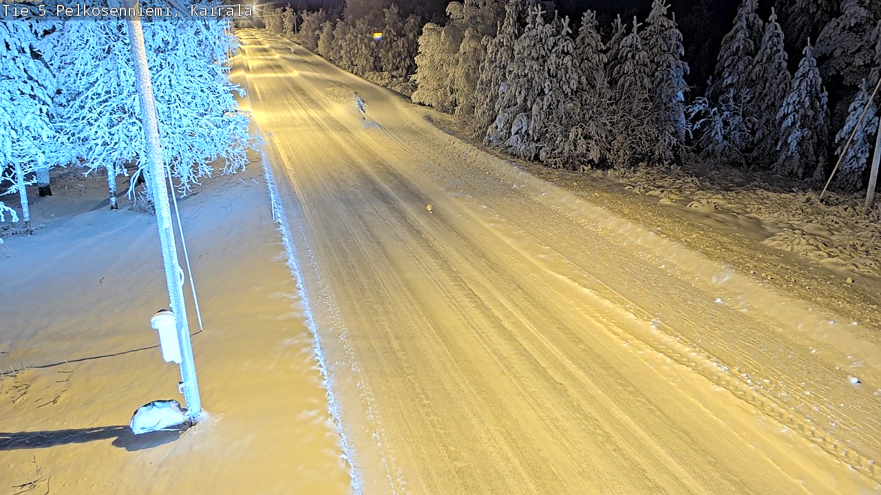 Kelikamerat Kuva Tie 5 Pelkosenniemi, Kairala, Pelkosenniemi, Lappi