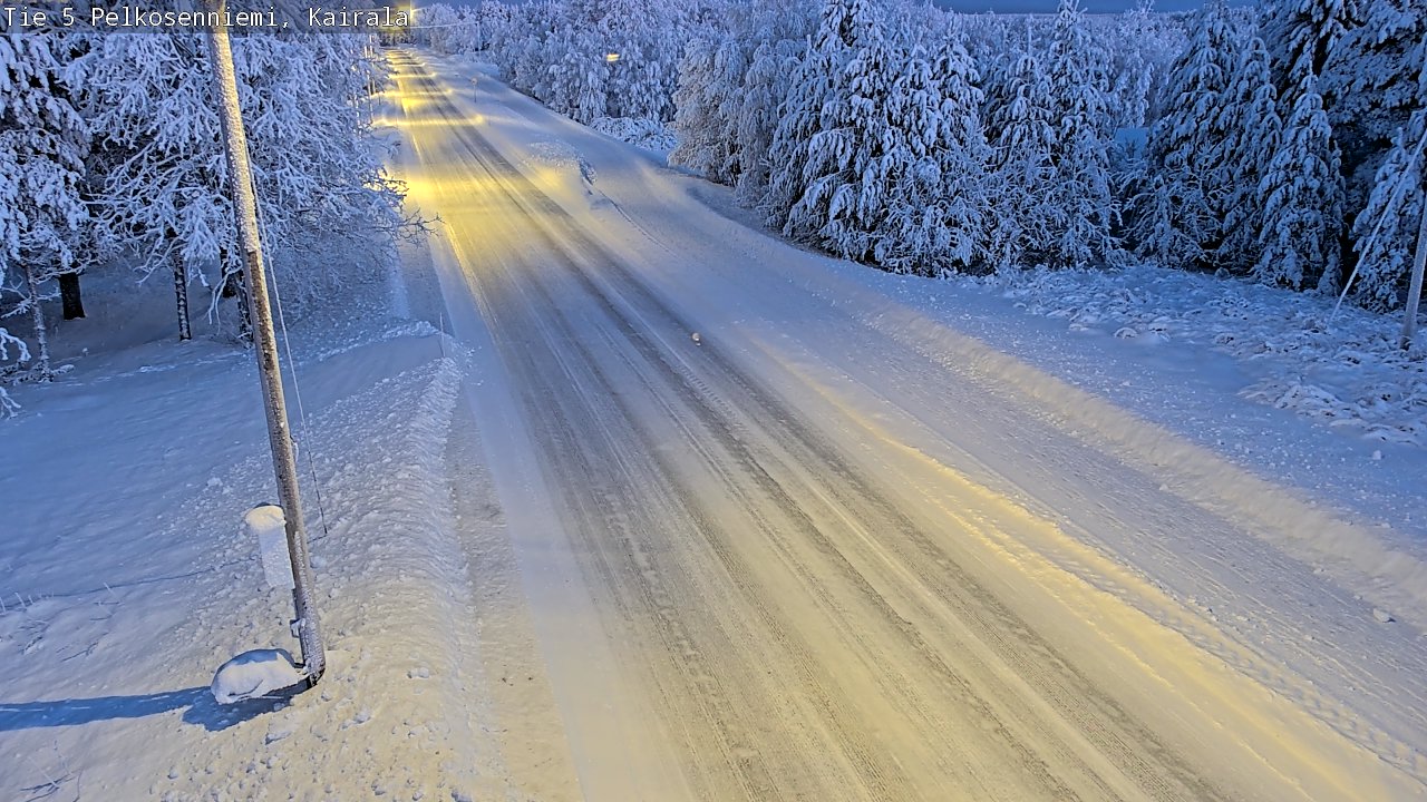 Kelikamerat Kuva Tie 5 Pelkosenniemi, Kairala, Pelkosenniemi, Lappi