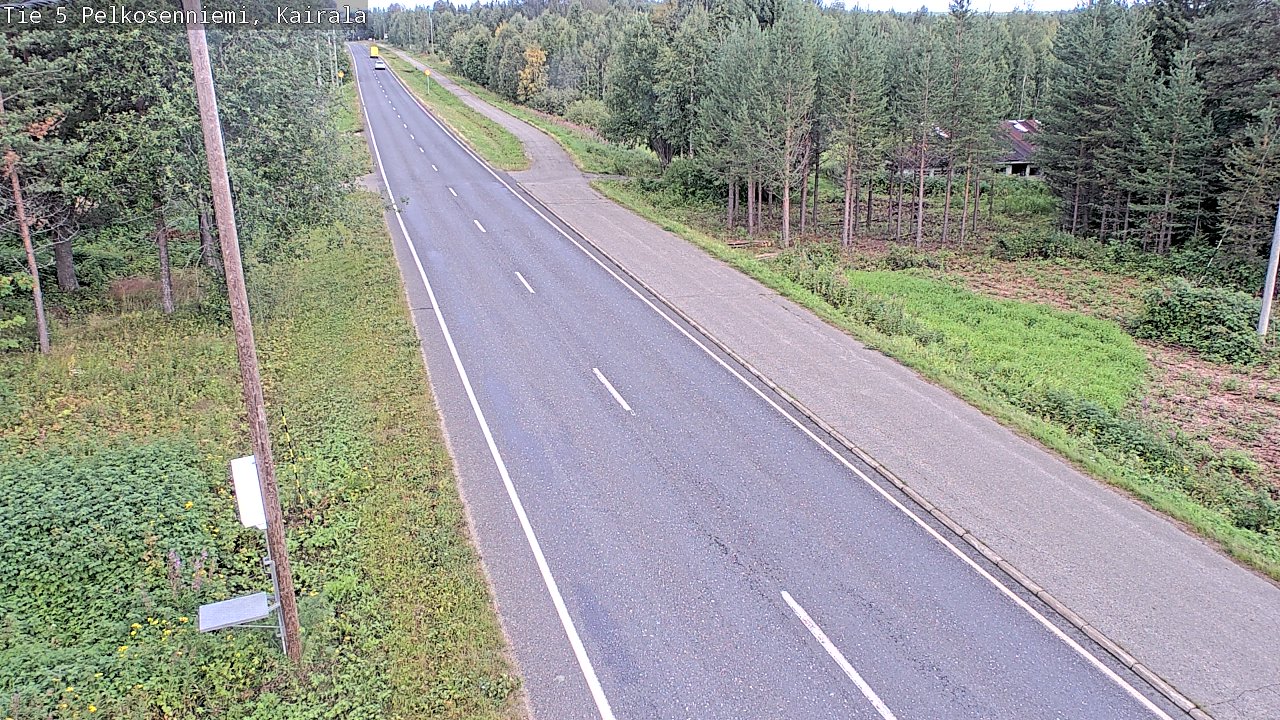 Weather Camera Image Road 5 Pelkosenniemi, Kairala, Pelkosenniemi, Lappi