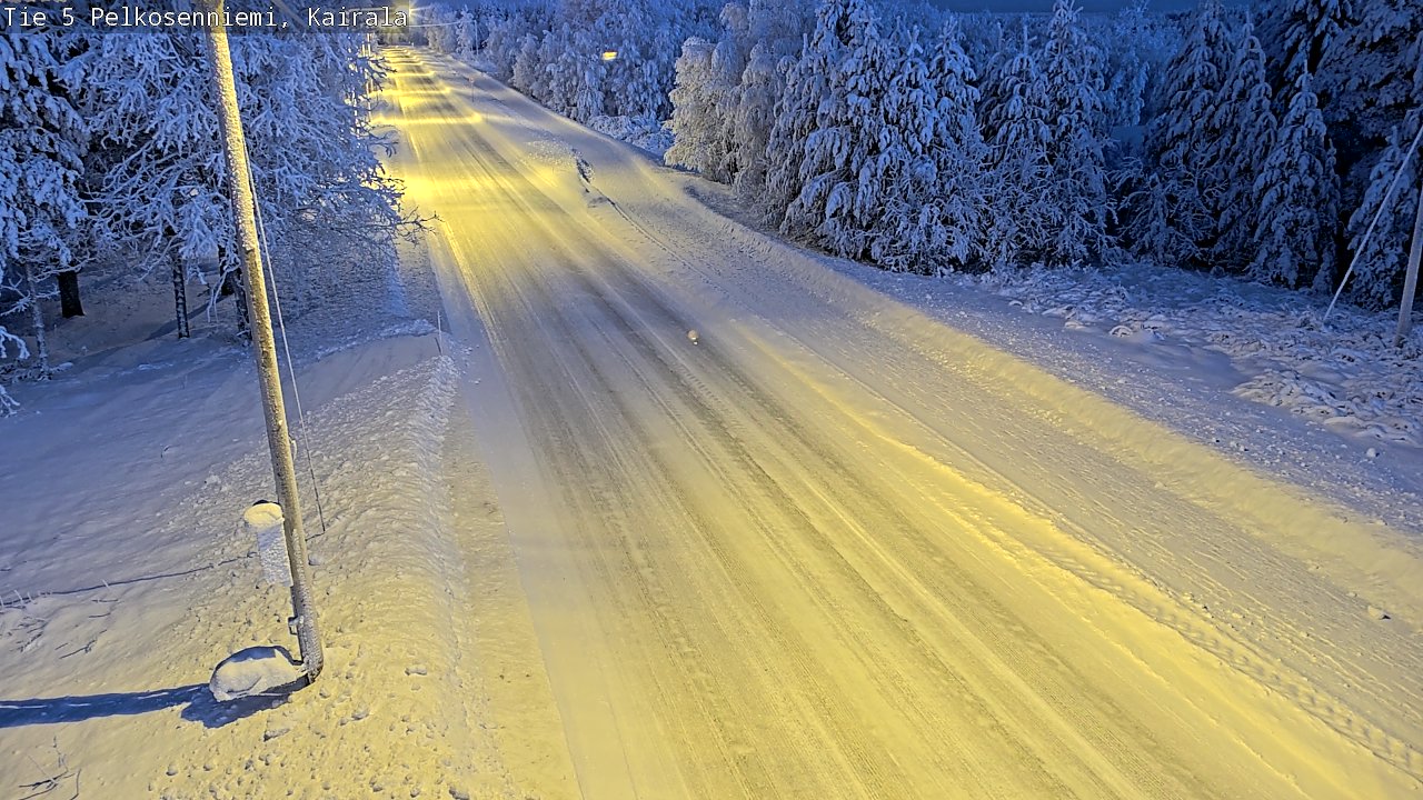 Kelikamerat Kuva Tie 5 Pelkosenniemi, Kairala, Pelkosenniemi, Lappi